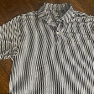Rhoback Texas All Over Print Golf Polo Large